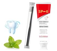 MS DRWIKEY Probiotics Bright White Toothpaste, SP-6 Ultra Whitening Toothpaste, MS DRWIKEY Toothpaste Sp-6 Brightening, 120g Deep Cleaning Oral Care Toothpaste (1pcs)