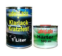 MS Lot de Vernis Transparent et durcisseur pour Vernis de Voiture et Vernis à Effet Brillant 1,5 l