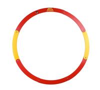 MS PETANQUE Cercle de pétanque Pliant Rouge et Jaune