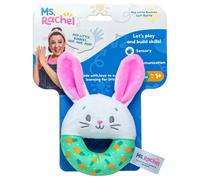 Ms Rachel Saut Petit Lapereaux Doux Hochet Neuf Avec Étiquette Let's Jeu & Build