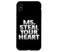 Ms. Steal Your Heart Graphique Humoristique avec Citation audacieuse pour la Saint-Valentin Coque pour iPhone XS Max