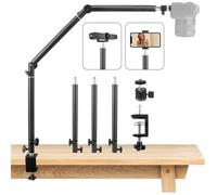 MS05 Overhead Trépied pour Appareil Photo, Trépied de Table réglable de 37,5 à 104,5 cm pour Appareil Photo, trépied de Table