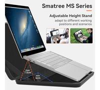 Ms134 Housse De Protection En Eva Rigide Avec Support Compatible Pour 18 Pouce Alienware 18 Area-51 Gaming Laptop, Pour Alienware M18/M18 R2 Gaming Laptop, Étui Étanche Et Mince