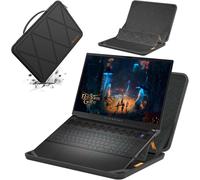 Ms134 Housse De Protection En Eva Rigide Avec Support Compatible Pour 18 Pouce Alienware 18 Area-51 Gaming Laptop, Pour Alienware M18/M18 R2 Gaming Laptop, Étui Étanche Et Mince[ZHB2046]