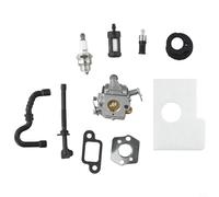 MS170 Kit Carburateur pour 017 018 MS180 MS170 MS170C MS180C MS 180 MS 170 Tronçonneuse Tondeuse à Gazon avec Filtre à Air Tune Up Kit