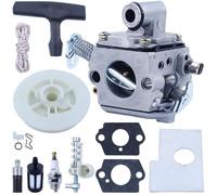MS180 Carburateur pour Stihl 017 018 MS180 MS170 Tronçonneuse Remplace 1130 120 0603 130-120-0603 w Kit de ressort de vis de