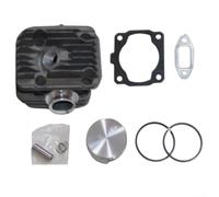 MS200 Kit de cylindre de moteur de tronçonneuse 40 mm Kit de montage complet avec joints de tige de piston et rondelles Compatible avec modèle MS200T