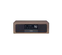 MS22BT Microsystème avec Bluetooth HDMI ARC 50 W RMS (2 x 25 W) Radio FM Lecteur CD Indicateur LED AUX Télécommande Boîtier en bois