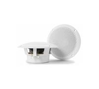 Power Dynamics Enceintes MS40 – 2 haut-parleurs 50W, 4 pouces, résistantes à l'eau – Blanc