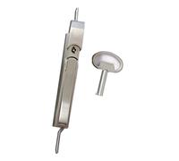 MS830 Serrure à bielle en acier inoxydable, boîte de distribution, interrupteur d'armoire de commande, armoire électrique, boîte à outils, serrure de porte, 1 pièce(MS830-2- Stainless)