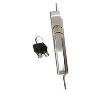 MS830 Serrure à bielle en acier inoxydable, boîte de distribution, interrupteur d'armoire de commande, armoire électrique, boîte à outils, serrure de porte, 1 pièce(MS830-1- Stainless)