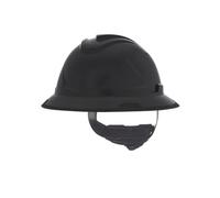 MSA V-Gard 10215844 V-Gard C1 Bord complet noir non ventilé avec barrière thermique de refroidissement ReflectIR et suspension Fas-Trac III - Utilise des caractéristiques de refroidissement hautement