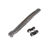 MSAFGY Chaîne 25H à Choix Multiples avec Boucle de chaîne de Rechange maillon Principal de Rechange Compatible avec Moteur 47 CC 49 CC ATV Quad Go Kart Dirt Pocket Bike (Color : 25H 142 Links)