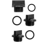 MSAOWUED Bouchon de pompe à filetage et joint torique pour Harbor Freight Predator 5,1 cm 7,6 cm, convient pour pompe Honda 5,1 cm 7,6 cm 10,2 cm, convient pour pompe Pacific HydroStar 63405 61986