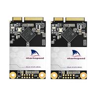 mSATA Lot de 2 disques SSD SHARKSPEED Plus 128 Go internes 3D NAND pour mini PC, ordinateurs portables, tablettes, PC [mSATA 128 Go]