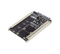 mSATA & M.2 B-Key NGFF2 in 1 Sized Multiple SSD to SATA 3 III Adapter Converter bkey Msata to sata3.0 Card Case