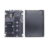 MSATA Solid Disk Solid Disk SATA3 Boîtier de disque dur externe Adaptateur double usage