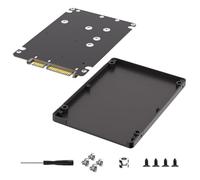MSATA vers SATA3.0 Drives Convertisseurs 2 en 1 Adaptateur avec étui Solid States Disk Adapter Data Management 2230 2242 2260 2280 Solution de transfert de données