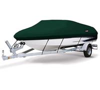 MSC Housse de Bateau remorquable imperméable en Toile de Polyester 600D de qualité Marine, Convient pour Bateau à Coque en V, Triple Coque, Runabout (Modèle H, Longueur : 7,9 à 7,3 m, Largeur des