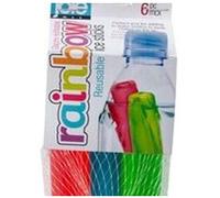 MSC International 29152 Joie Rainbow Lot de 6 bâtonnets de glaçons réutilisables pour bouteille d'eau