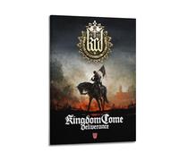 MSCFHU Kingdom Come Game Poster décoratif sur toile pour chambre à coucher 60 x 90 cm