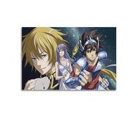 MSCFHU Poster décoratif sur toile représentant le mythe de Pluton de Saint Seiya - Décoration murale moderne pour chambre à coucher (30 x 45 cm)