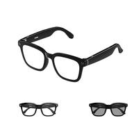 MSCGLYXGS Ai Lunettes intelligentes avec caméra et Bluetooth - Enregistrement vidéo HD 4K, traduction en temps réel, avec lentilles à changement de couleur pour voyage, sport, extérieur