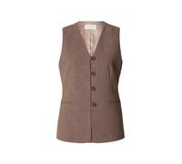 MSCH COPENHAGEN Gilet de costume 'Rosina Michelle' brun foncé, Taille 38