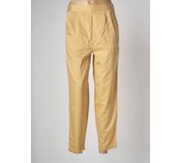 msch copenhagen pantalons femme de couleur beige