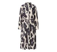 MSCH COPENHAGEN Robe-chemise 'Karalie Jusia' marron / brocart / noir, Taille 36
