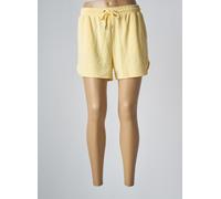 msch copenhagen shorts / bermudas femme de couleur jaune