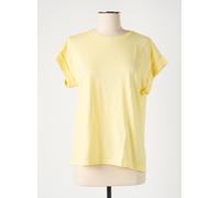 msch copenhagen tee-shirts et débardeurs femme de couleur jaune