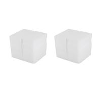 MSCHENZW 100X60X20Mm 20Pcs Eponge Magique Gomme A Effacer Melamine Nettoyeur-Blanc