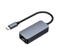 MSCHENZW Adaptateur Filaire Ethernet 2500 Mbps vers RJ45 2,5 G USB 3.0 Convertisseur Hub Réseau LAN pour PC Portable - Type C Installation Facile Facile à Utiliser