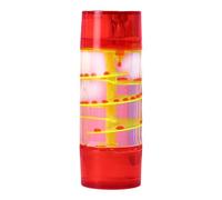 MSCHENZW Red-Hourglass Centre Colonne Tournante Drop Hourglass Couleur gelée Loisirs Daze de Daze Leak Décoration Artisanat Maison