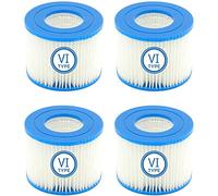 Mscomft Filtre Spa VI Cartouches filtrantes de Rechange pour Piscine for Bestway Flowclear pour Filtre de Piscine for Bestway VI, for Miami, for Vegas, for Monaco Taille 6-58323 (4 Pcs)