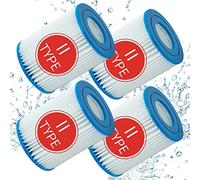 Mscomft for Bestway 58094 Cartouches Type II - for Bestway de Type II - Convient pour Bestway 58094 - Cartouche filtrante pour Bestway Piscine 530/800 Gal/h (4 PCS)