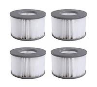 Mscomft Lot de 4 Cartouches filtrantes de Rechange, pour Les mspa, Les Spa Chauds et Autres piscines gonflables, Convient aux modèles de Filtre à partir de 2020 (Lot de 4)