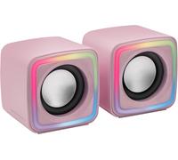 Mscubep Altavoces Gaming Rgb Dsp 8W Rosas[Video508]