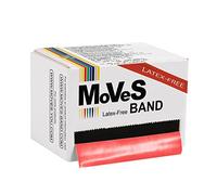 MSD-Band Bande élastique sans latex, taille moyenne, 5,5 m de long, adapté à un entraînement de débutants, rouge