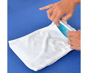 MSD - Housse pour poche de gel froid/chaud, lavable, taille Medium, 20 x 30 cm