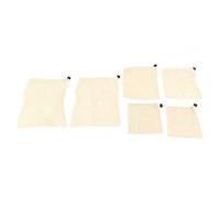 MSDFNSDOL 6 pièces D, Maille de Coton Reu, Nourriture Multifonction avec Fermeture de Perles en Bois, épicerie Pliable D, blanchisserie, STO de Jouets