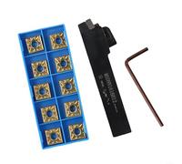 MSDNN1616H12 Porte-outil de tournage avec 10 inserts en carbure SNMG120408 pour un retrait efficace des matériaux