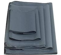 MSDS-SOLUTIONZ Lot de 125 sacs postaux en plastique gris