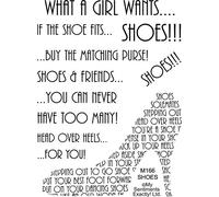 MSE My Sentiments Exactement Clear Stamps, Multicolore, 10.66 x 20.57 x 0.33 cm, Multicolore, 8.12 x 16.25 x 0.38 cm