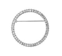 MSEKKO Broche Ronde Porte-Lunettes en Cristal Broche Porte-Lunettes de Lecture Broche Broche pour Les Femmes