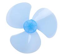 MSemis Pale de Ventilateur Plastique Trois/Cinq Feuilles Accessoires pour Ventilateur sur Pied Ventilateurs de Table Trou 0.2 CM Bleu Diamètre 28cm
