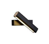 MSGIRVLZL Amérique Du Nord Appliques Murales En Alumiled Rétro Designe Applique Murale Plug-In Lampe de Nuit Convient For Salon de Thé, Chambre À Coucher, Couloir Appareil D'Éclairage Applique Noir L/