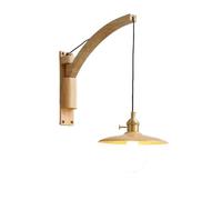 MSGIRVLZL Applique Murale Vintage À Bras Oscillant Réglable, Lampe de Lecture Murale En Bois Antique Rustique, Lampe Murale Du Milieu Du Siècle Pour Chambre D'Enfant, Chevet, Tête de Lit, Salon/Flat S