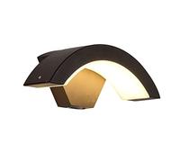 MSGIRVLZL Appliques Murales En Alumide Style Minimaliste Mur Led Rétro Designe Lumière Plug-In Sel Lampe Convient For Salon de Thé, Chambre, Couloirs Lampes Décoratives Applique Noir Luminaires Murau/
